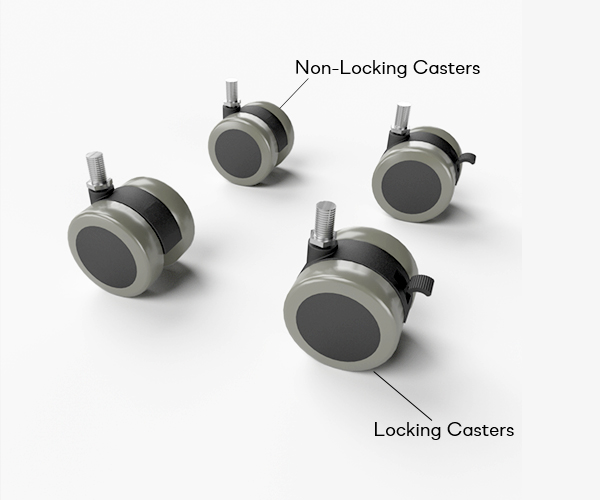 SOLOS Casters are Convenient, Durable And Secure